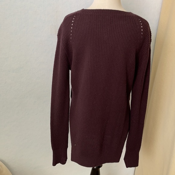 Lululemon Plum Purple Ribbed Knit Sweater - Picture 6 of 12